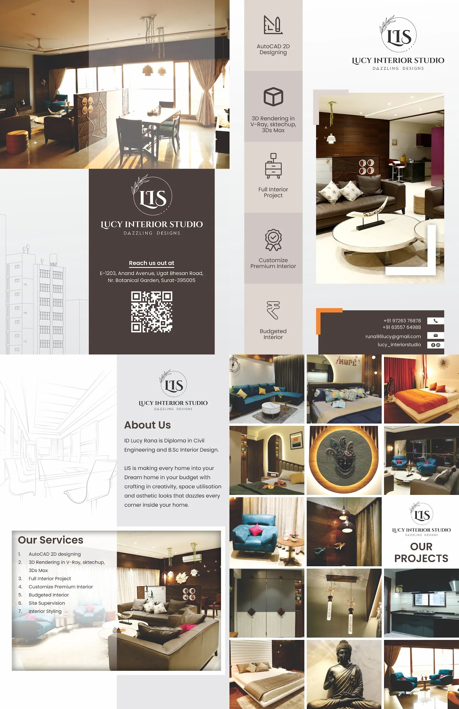 Brochures & Catalogs sample 1, designed and printed by Kusum Art, Surat