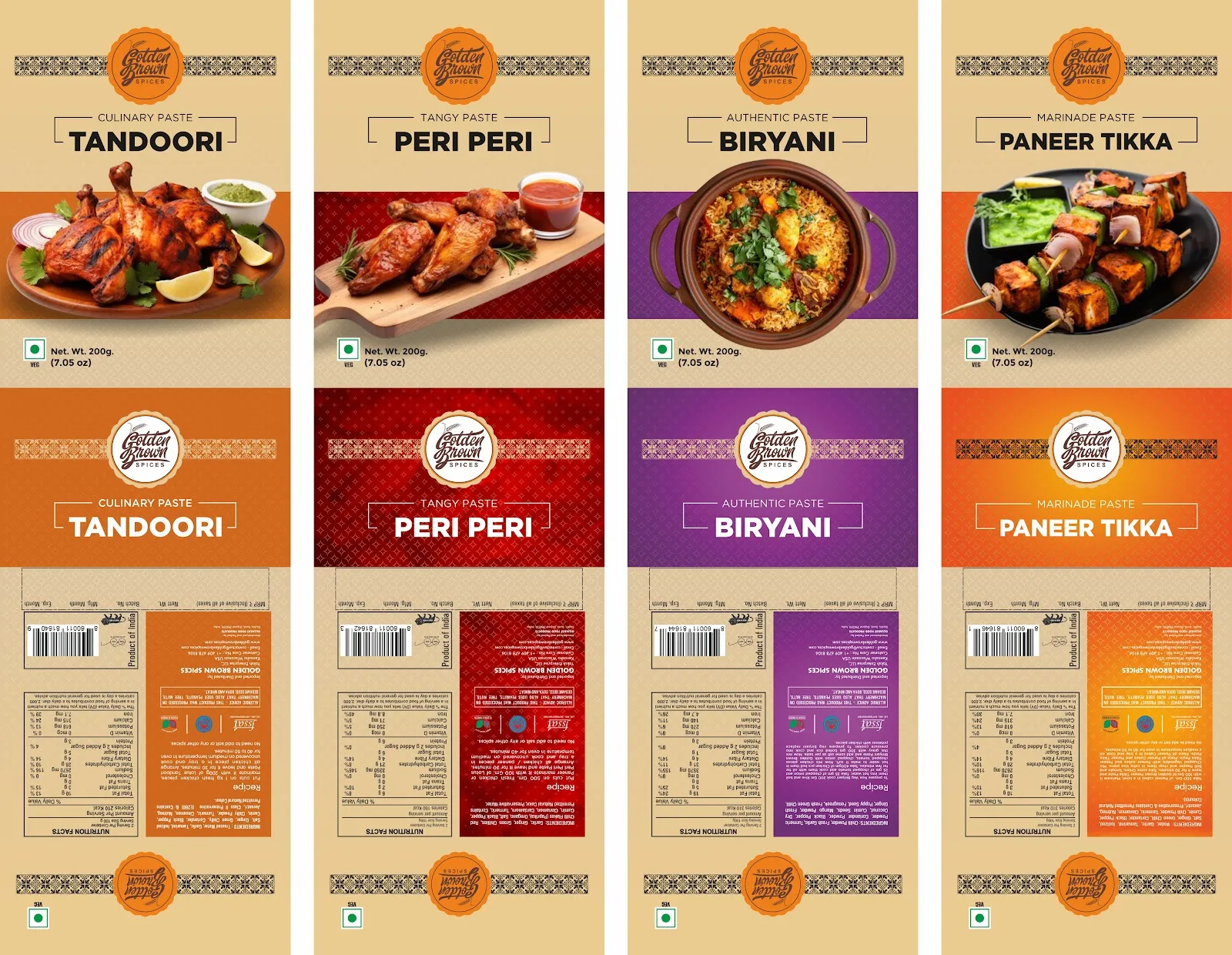 Packaging & Labels sample 7, designed and printed by Kusum Art, Surat