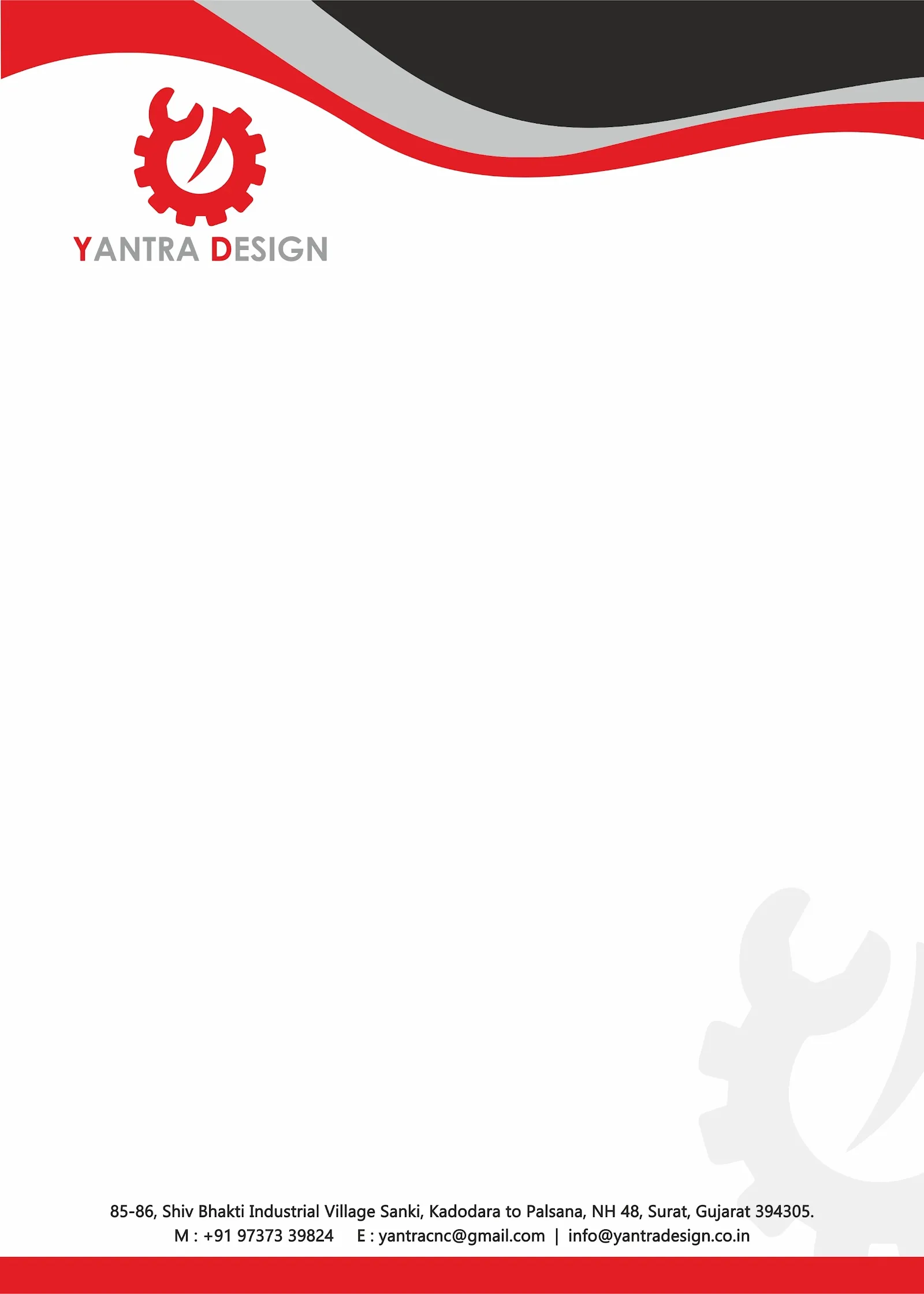 Business Stationery sample 2, designed and printed by Kusum Art, Surat