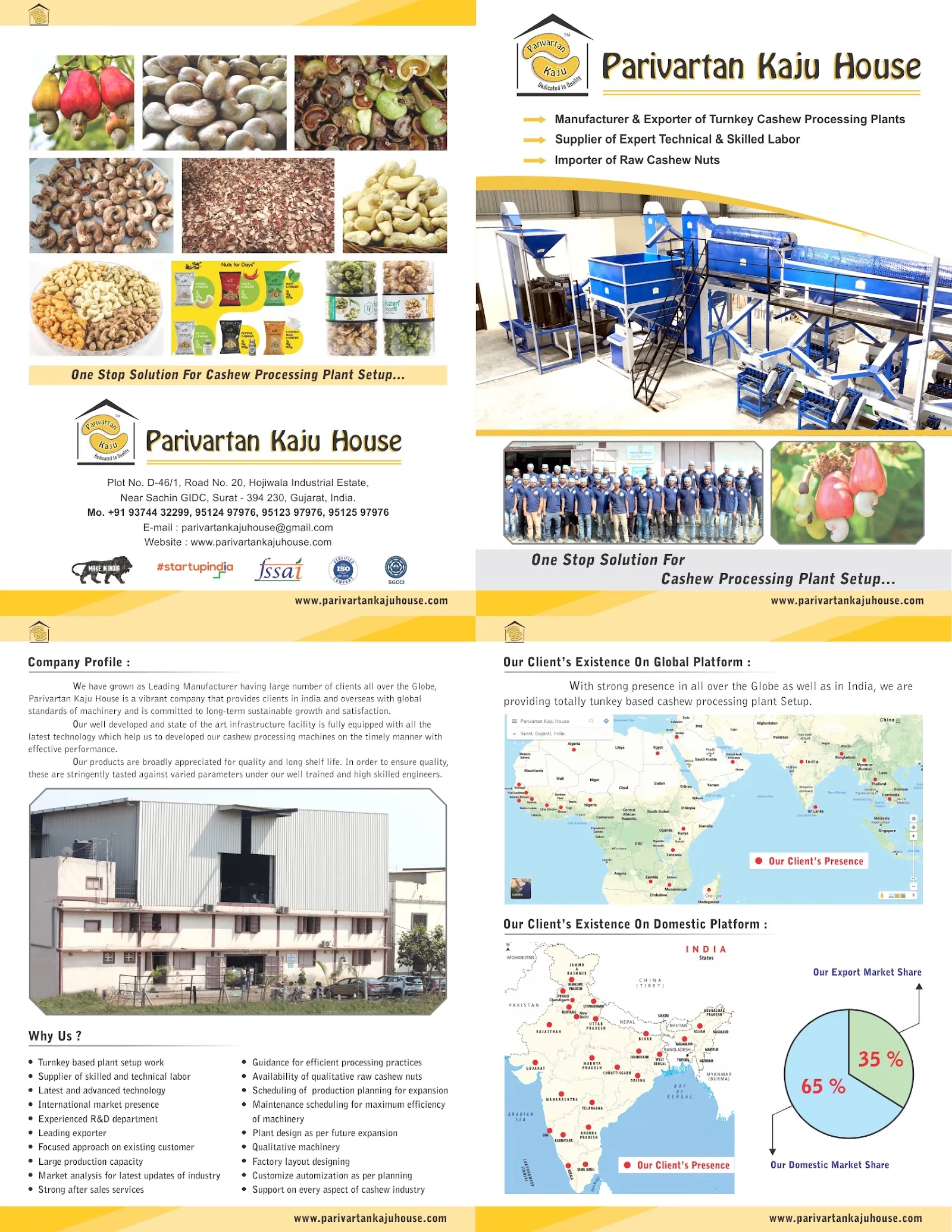 Brochures & Catalogs example 1, printed by Kusum Art in Surat