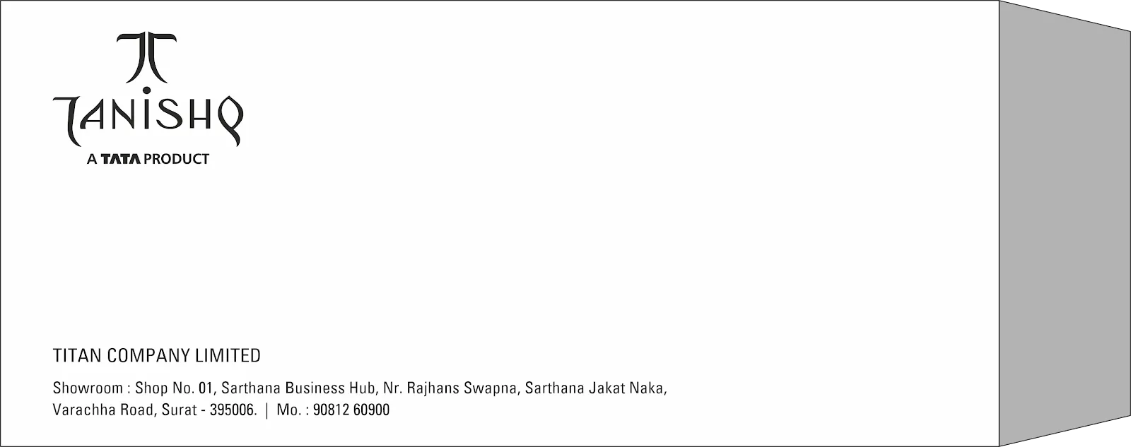 Letterheads & Envelopes example 4, printed by Kusum Art in Surat