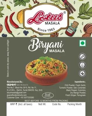 Packaging, Labels & Stickers example 2, printed by Kusum Art in Surat