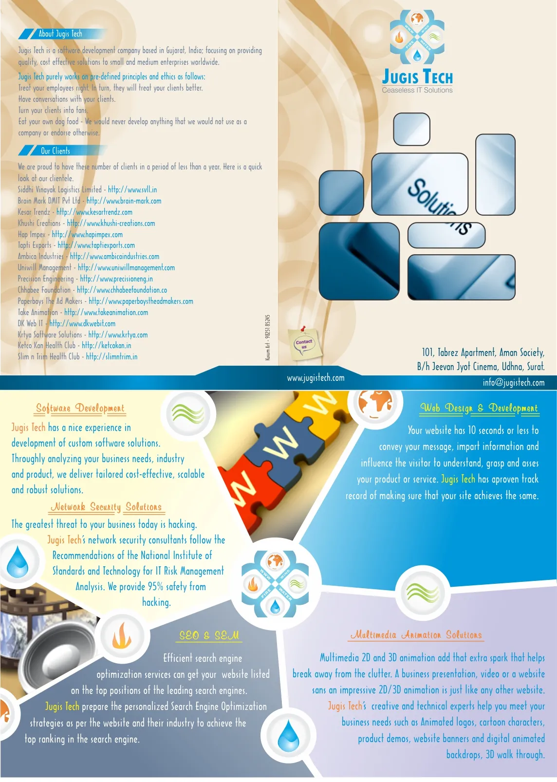 Brochures & Catalogs sample 19, designed and printed by Kusum Art, Surat