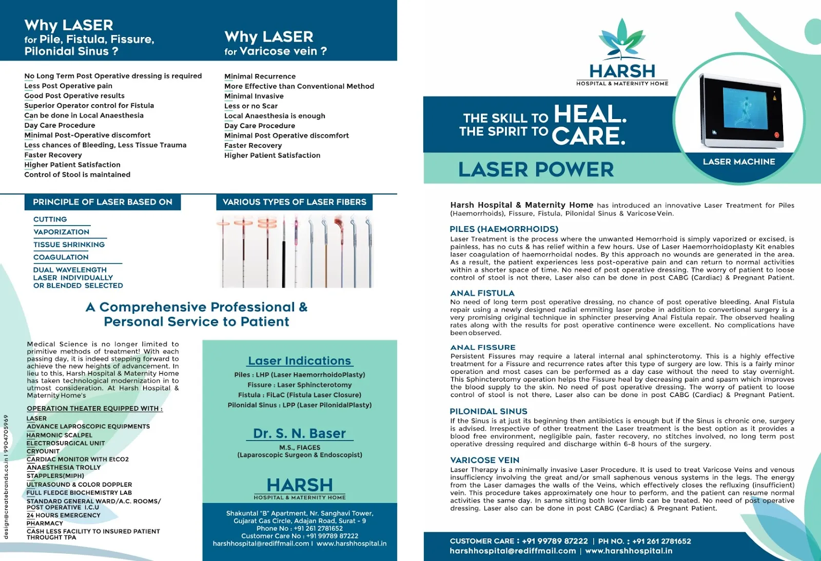 Medical & Clinic Stationery sample 46, designed and printed by Kusum Art, Surat