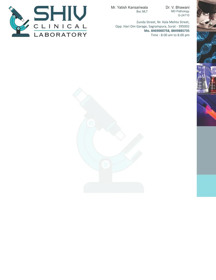Medical & Clinic Stationery sample 49, designed and printed by Kusum Art, Surat