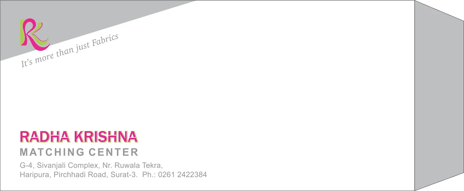 Business Stationery sample 27, designed and printed by Kusum Art, Surat